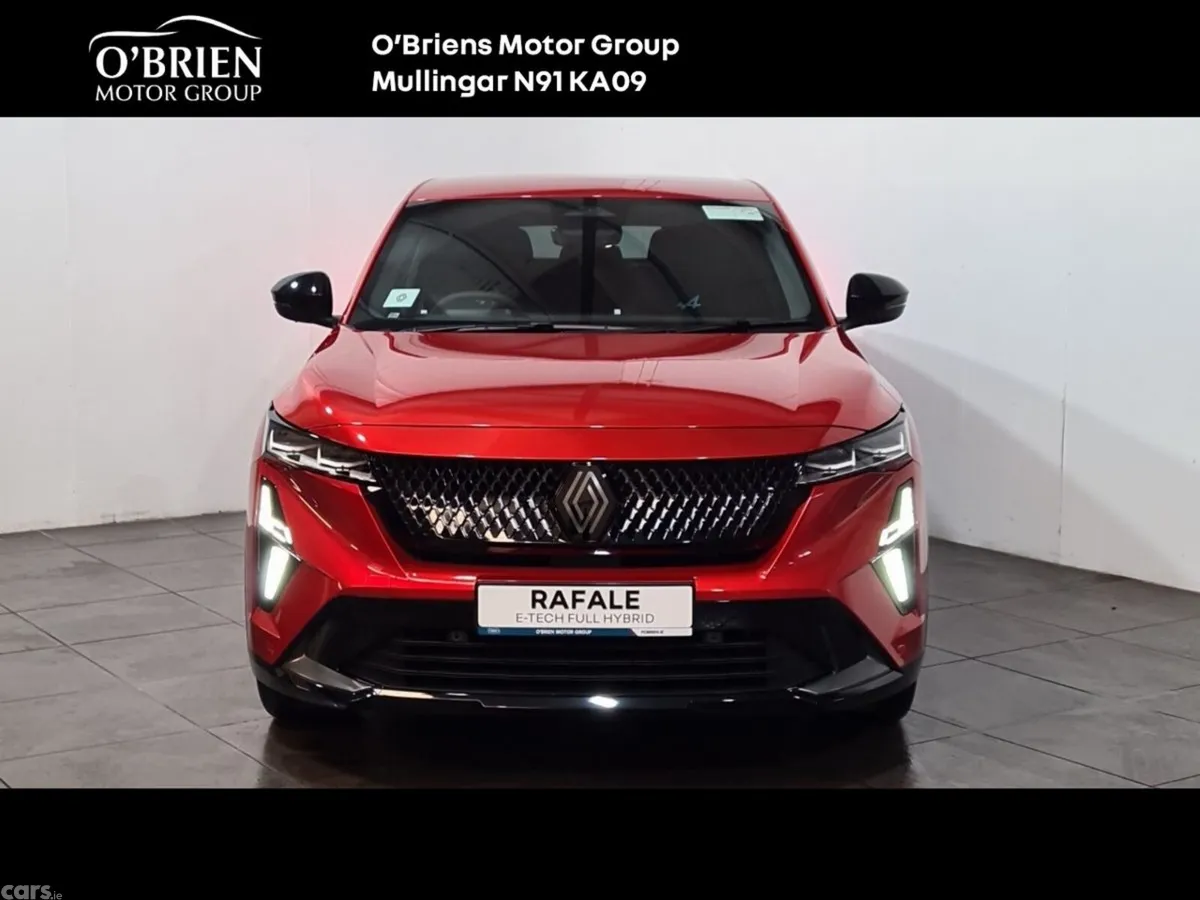 Renault Rafale SUV, Petrol Hybrid, 2026, Red