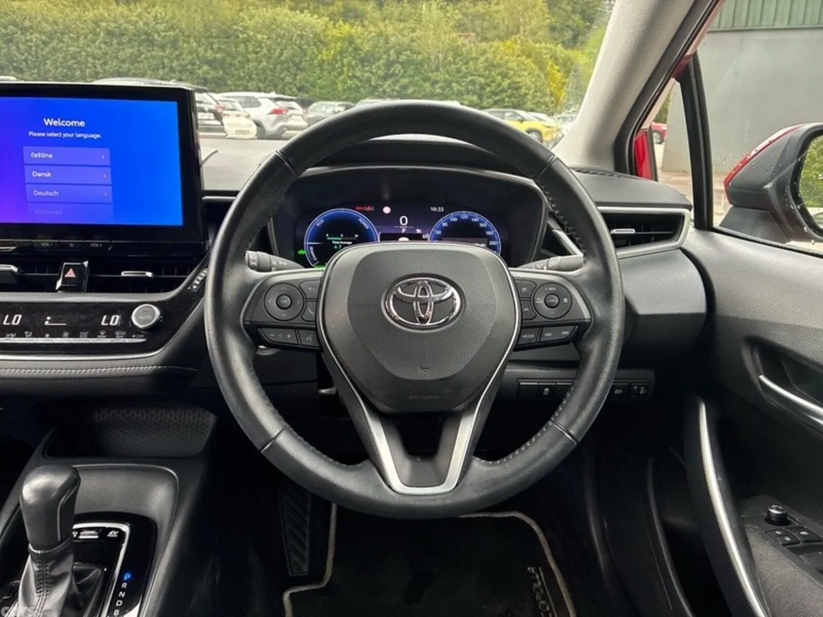 Toyota Corolla Saloon, Petrol Hybrid, 2023, Red