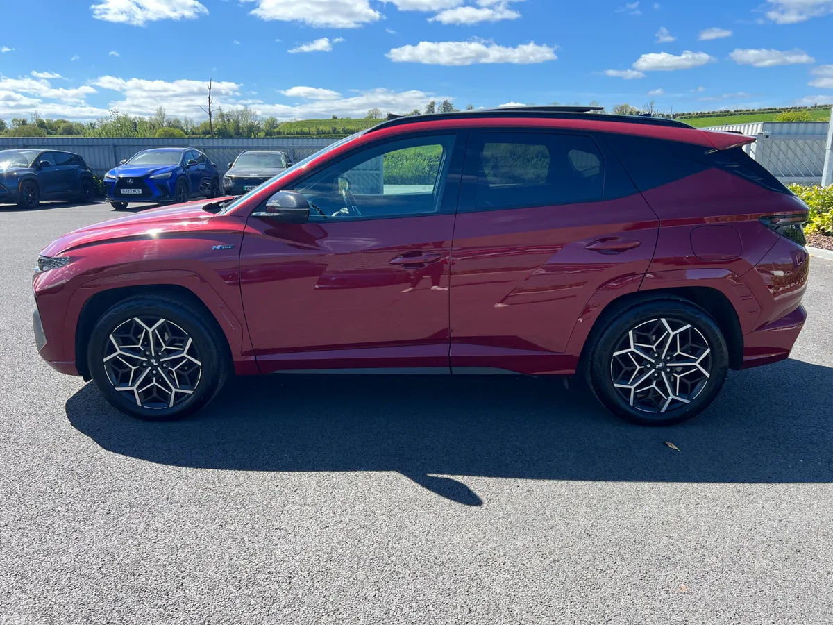 Hyundai Tucson SUV, Petrol Plug-in Hybrid, 2023, Red