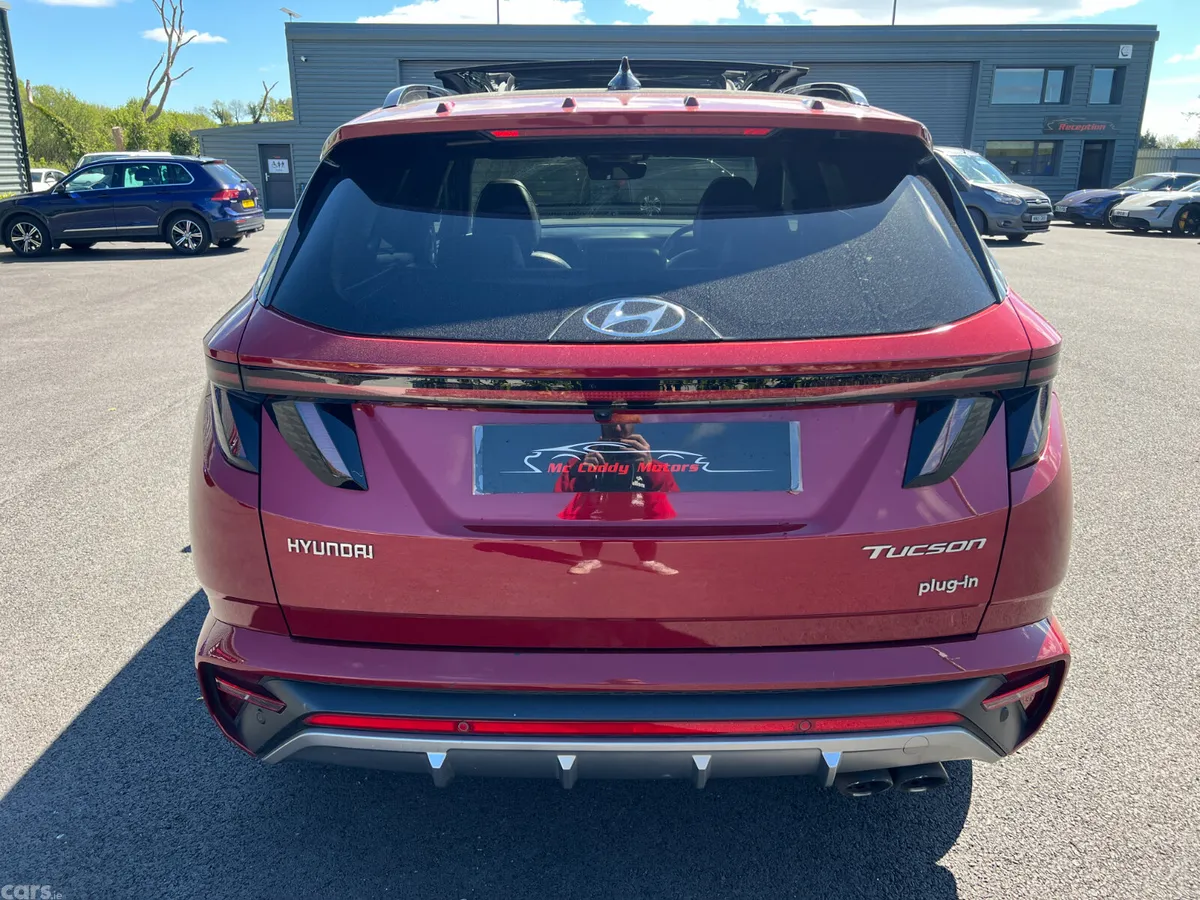 Hyundai Tucson SUV, Petrol Plug-in Hybrid, 2023, Red