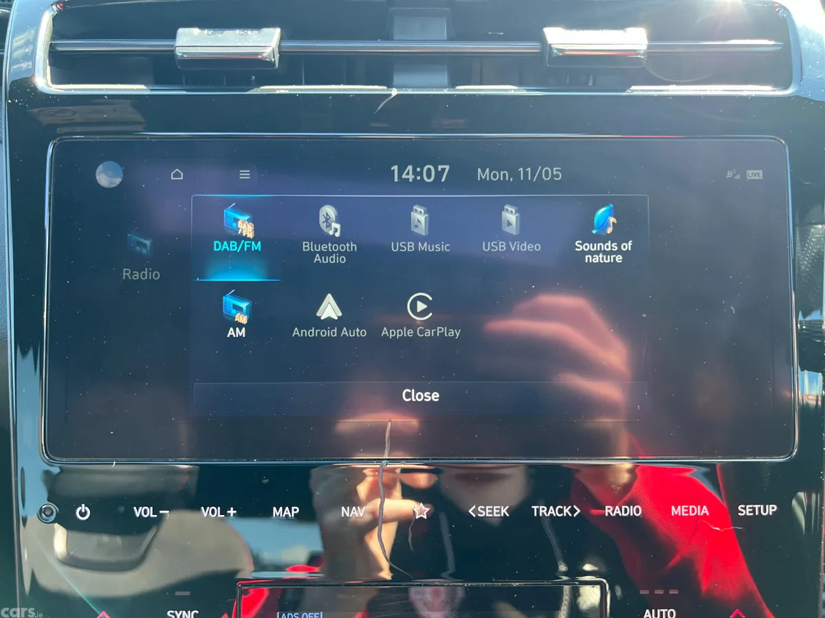 Hyundai Tucson SUV, Petrol Plug-in Hybrid, 2023, Red