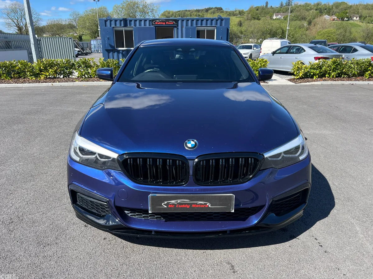 BMW 5-Series Saloon, Petrol Plug-in Hybrid, 2018, Blue