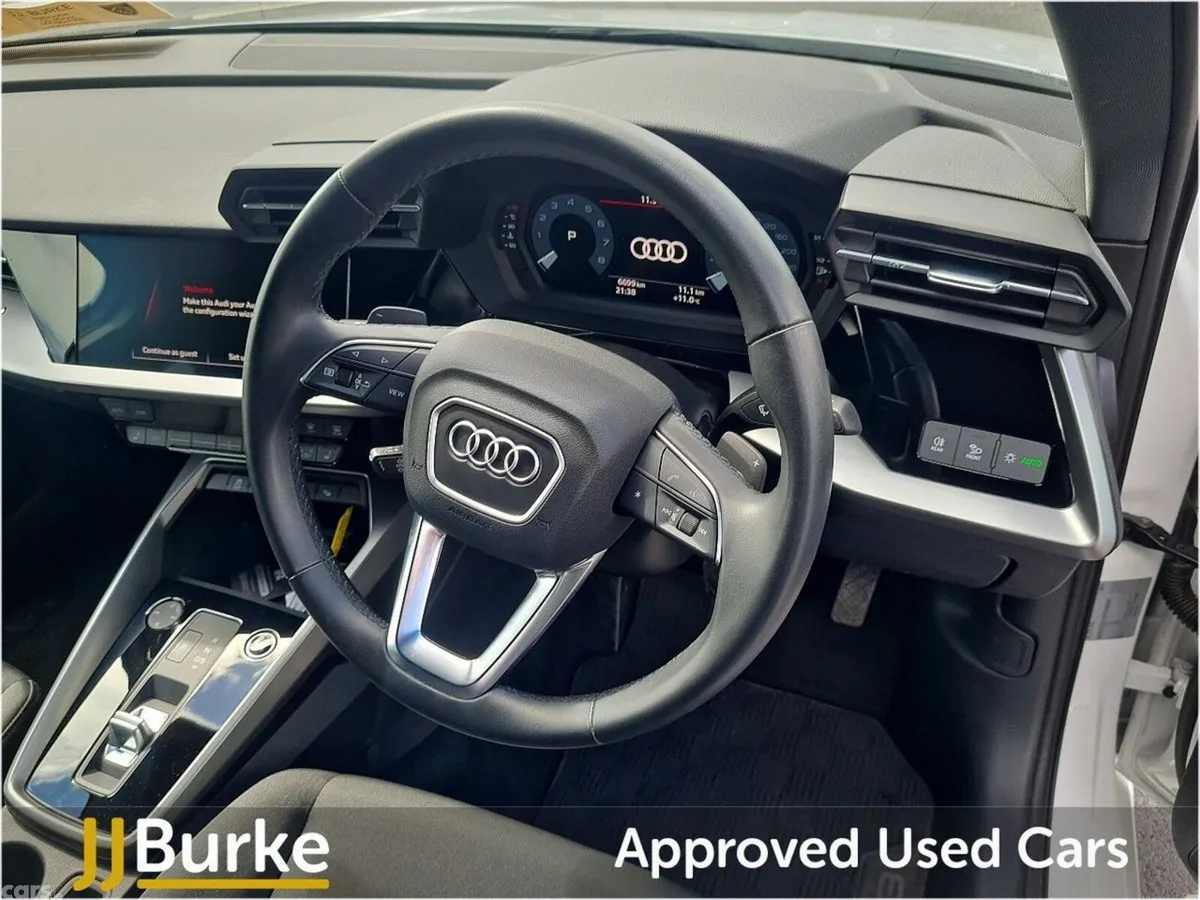 Audi A3 Saloon, Petrol Hybrid, 2023, White
