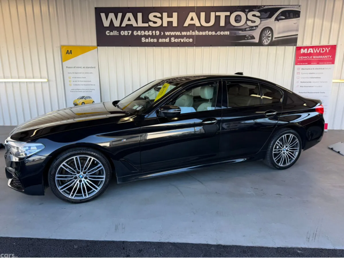 BMW 5-Series Saloon, Diesel, 2018, Black
