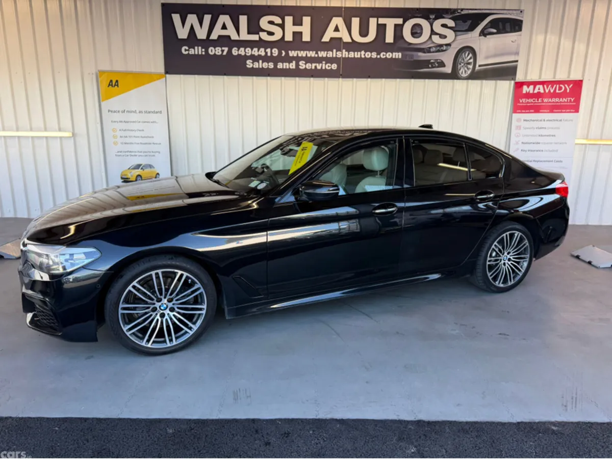 BMW 5-Series Saloon, Diesel, 2018, Black