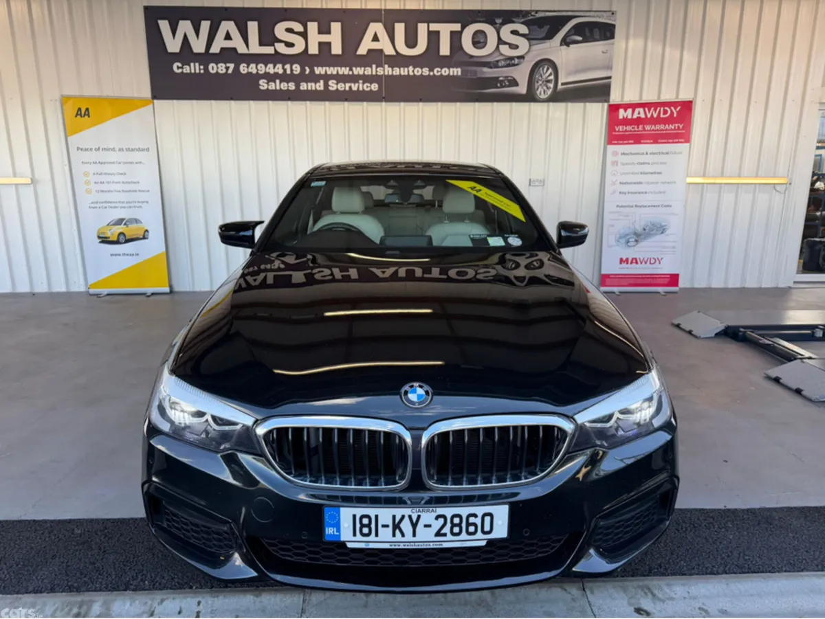 BMW 5-Series Saloon, Diesel, 2018, Black