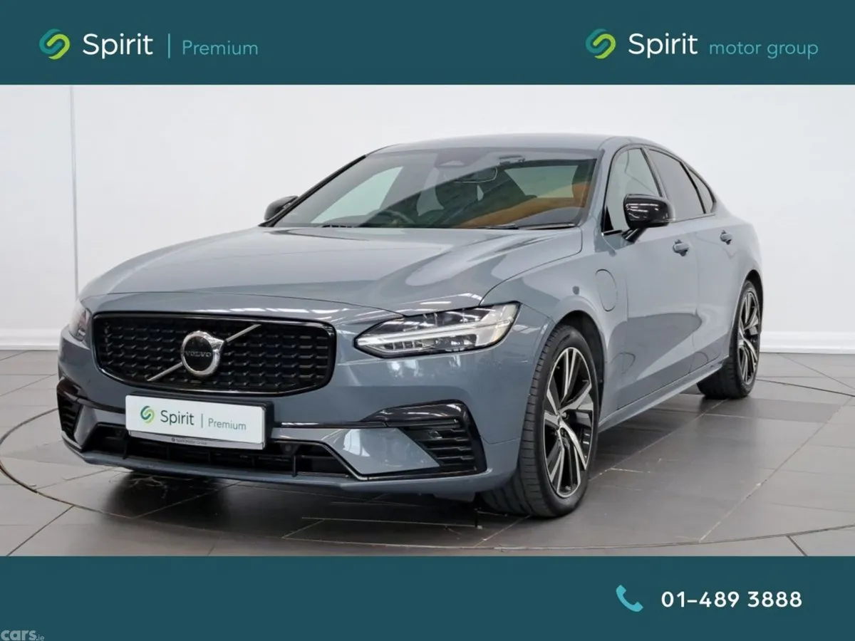 Volvo S90 Saloon, Petrol Plug-in Hybrid, 2022, Grey