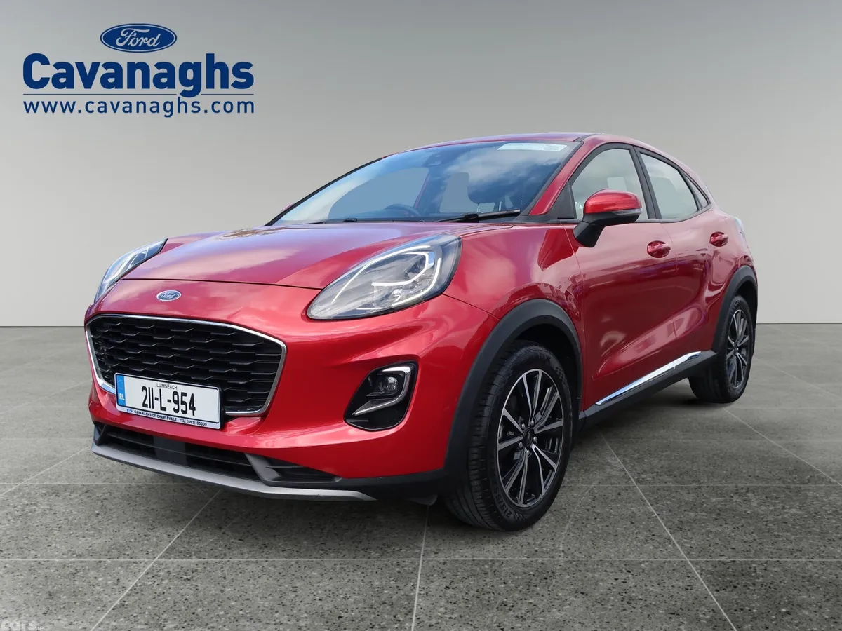 Ford Puma MPV, Petrol Hybrid, 2021, Red
