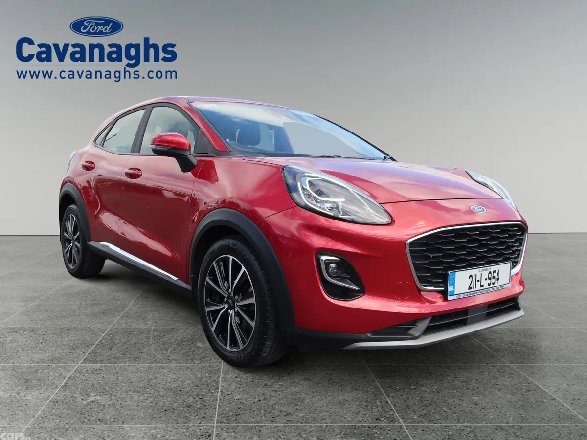 Ford Puma MPV, Petrol Hybrid, 2021, Red