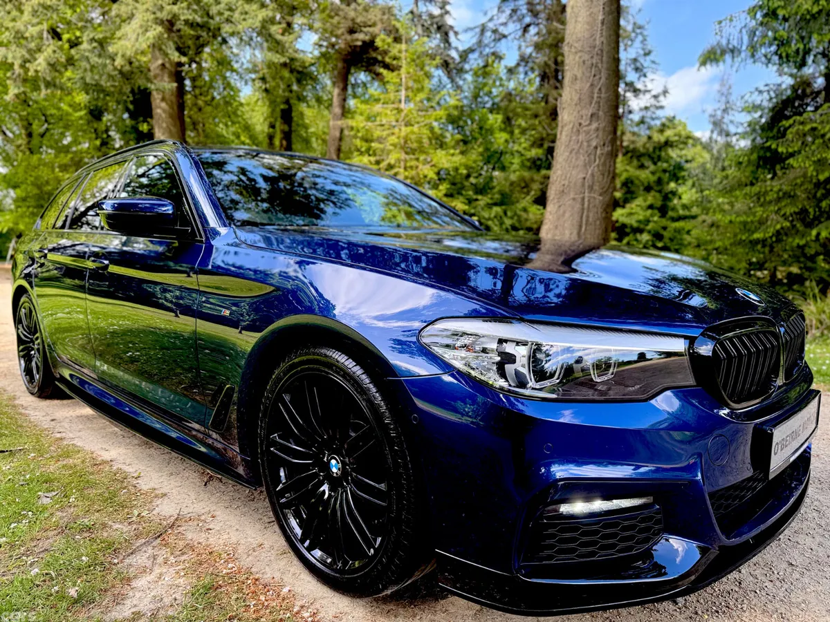 BMW 5-Series Estate, Diesel, 2019, Blue
