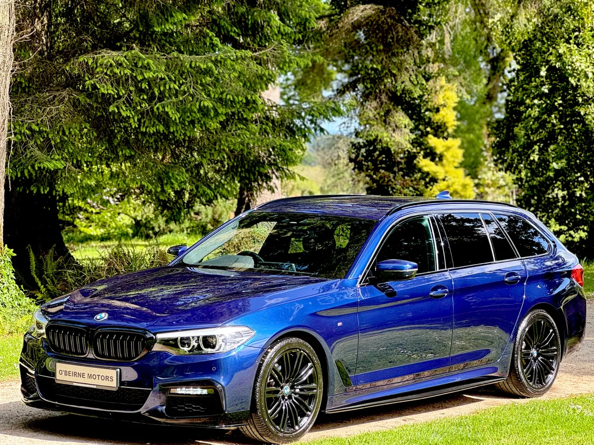BMW 5-Series Estate, Diesel, 2019, Blue
