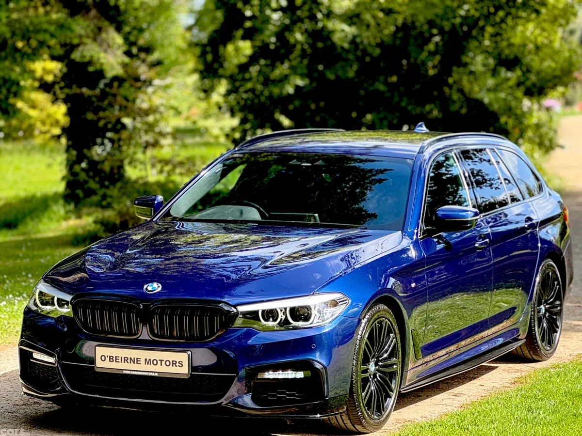 BMW 5-Series Estate, Diesel, 2019, Blue