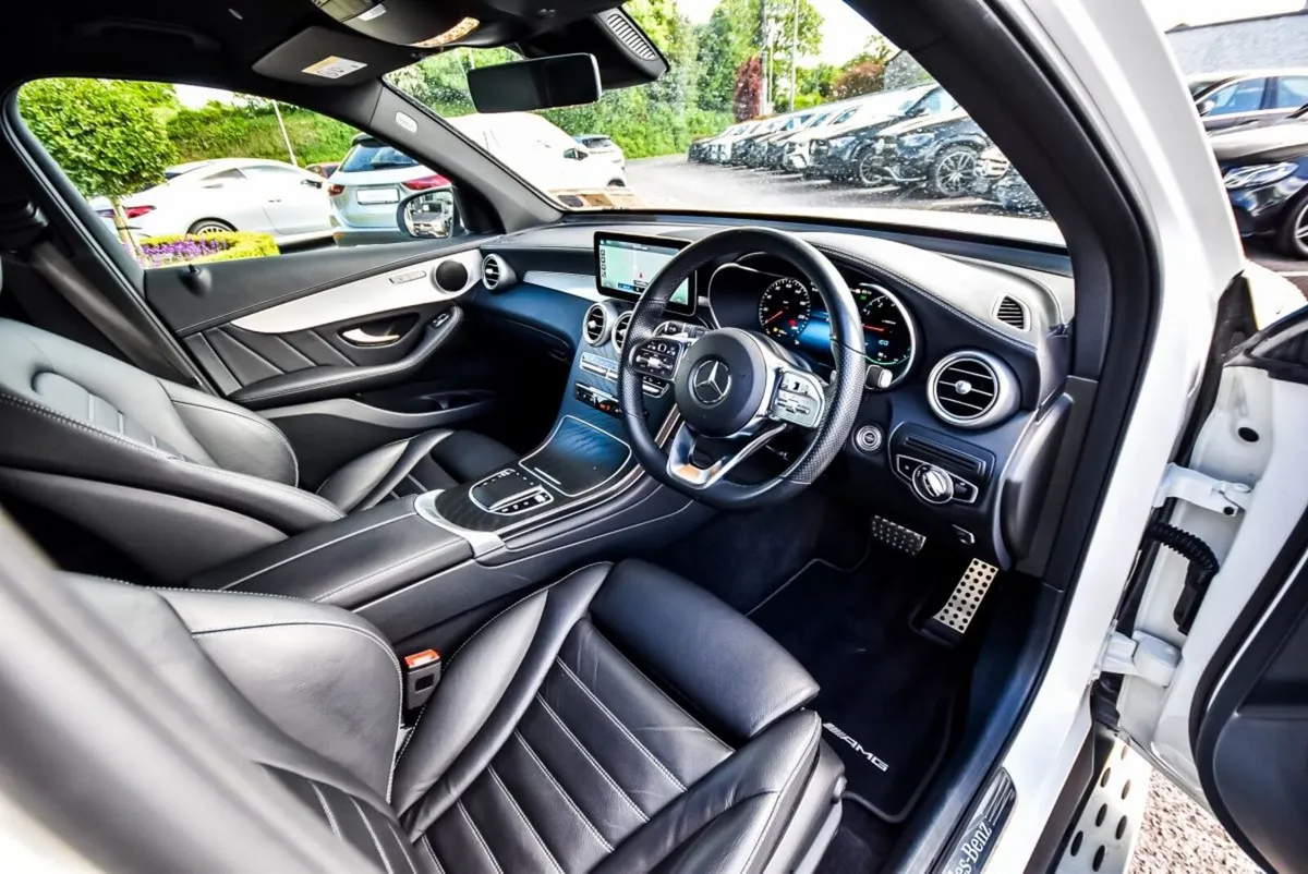 Mercedes-Benz GLC SUV, Diesel Plug-in Hybrid, 2022, White