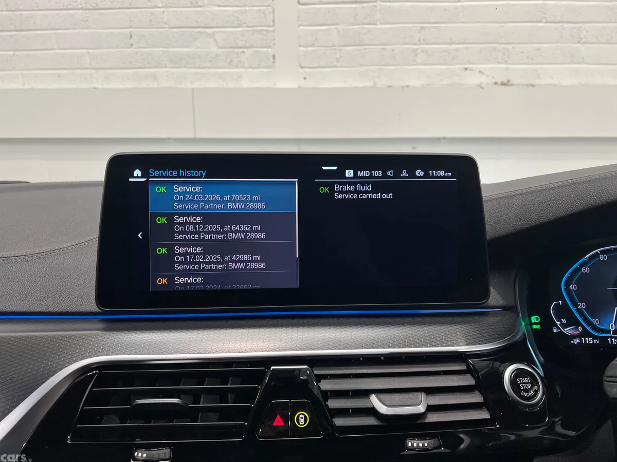 BMW 5-Series Saloon, Petrol Plug-in Hybrid, 2023, Grey