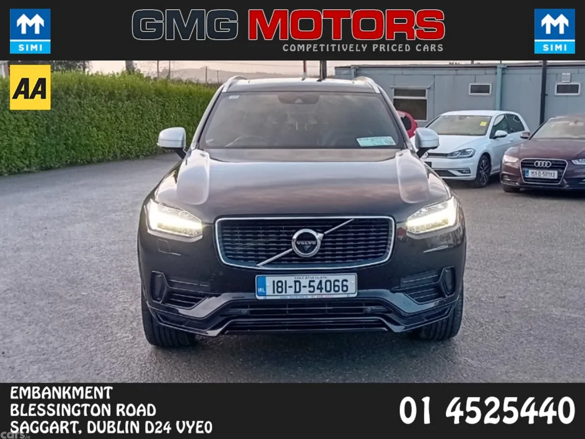 Volvo XC90 Estate, Petrol Plug-in Hybrid, 2018, Black