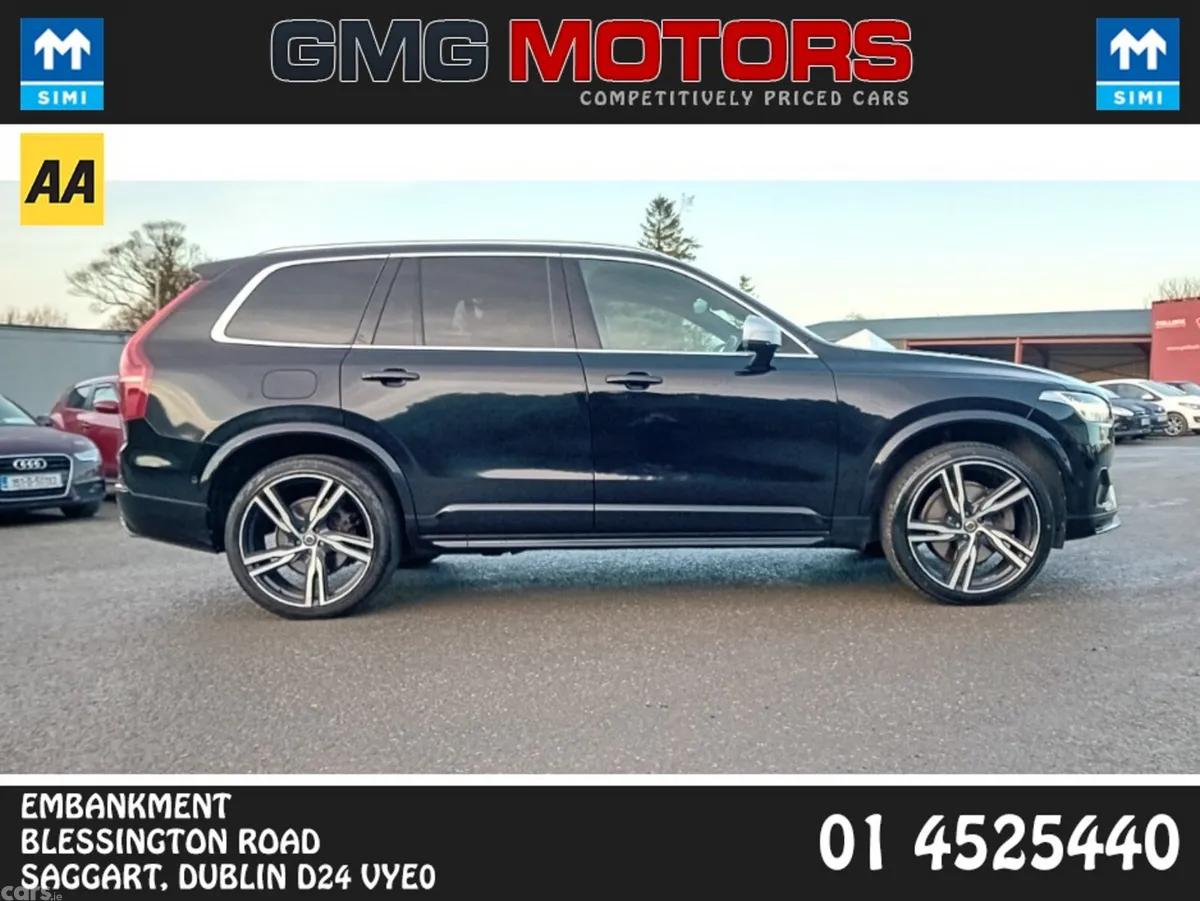 Volvo XC90 Estate, Petrol Plug-in Hybrid, 2018, Black