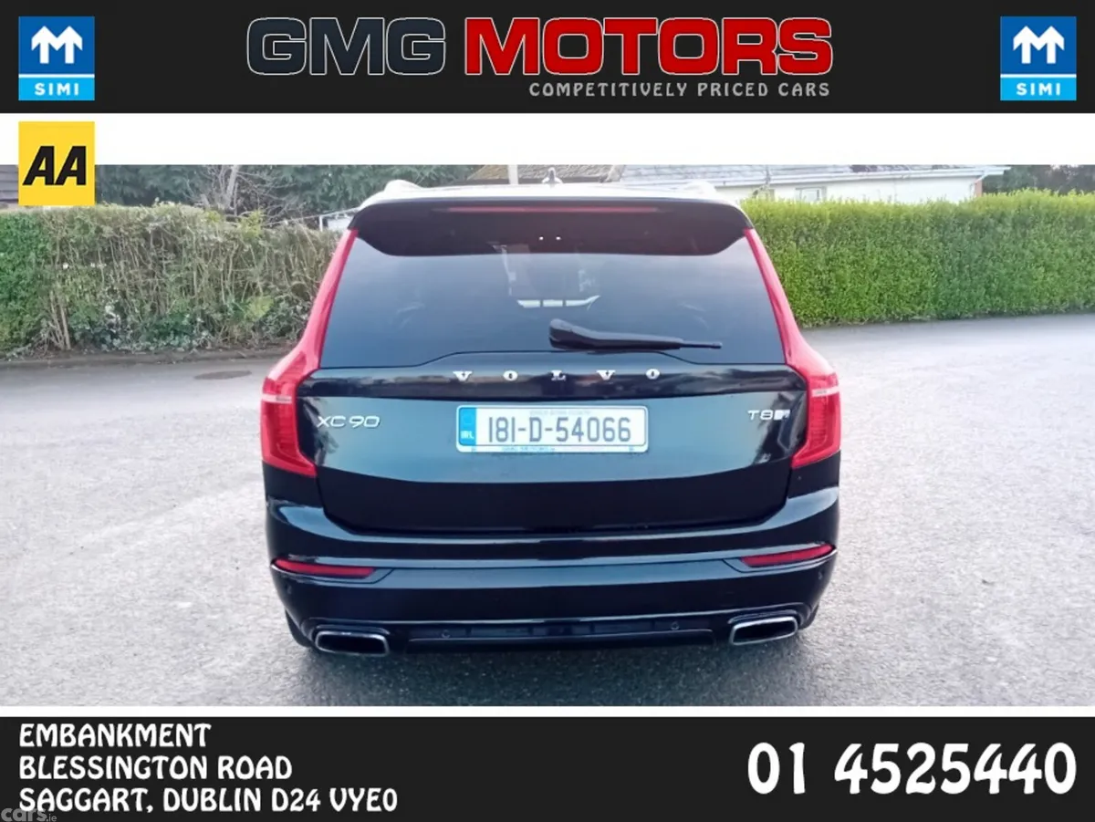 Volvo XC90 Estate, Petrol Plug-in Hybrid, 2018, Black