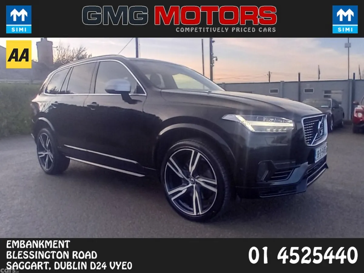 Volvo XC90 Estate, Petrol Plug-in Hybrid, 2018, Black