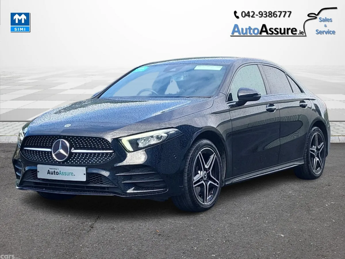 Mercedes-Benz A-Class Saloon, Petrol Hybrid, 2022, Black