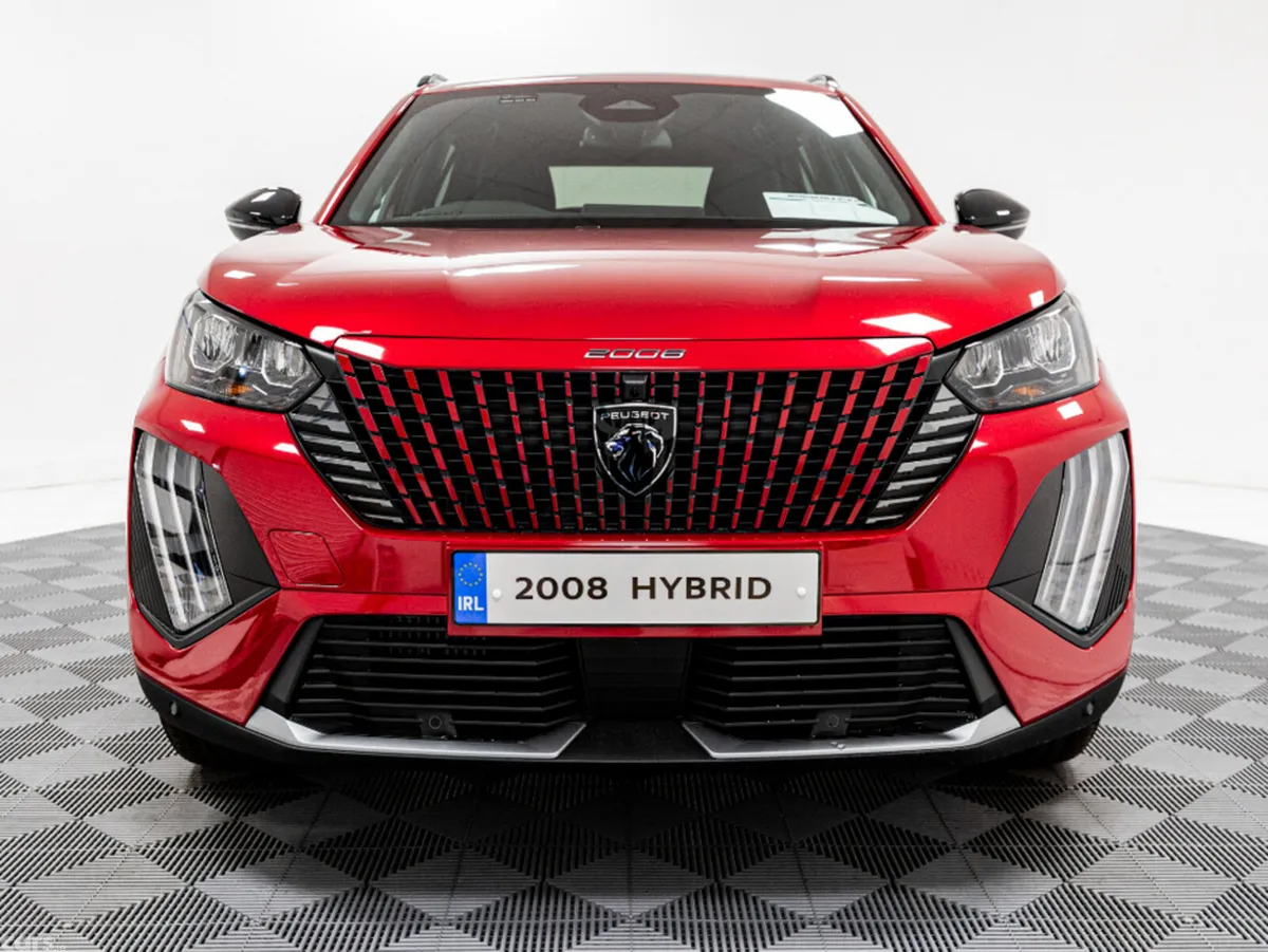 Peugeot 2008 SUV, Petrol Hybrid, 2026, Red
