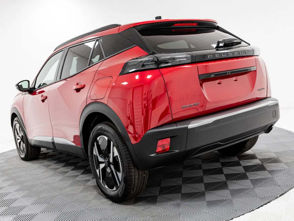 Peugeot 2008 SUV, Petrol Hybrid, 2026, Red