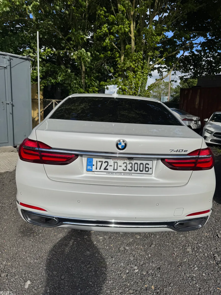 BMW 7-Series Saloon, Petrol Plug-in Hybrid, 2017, White