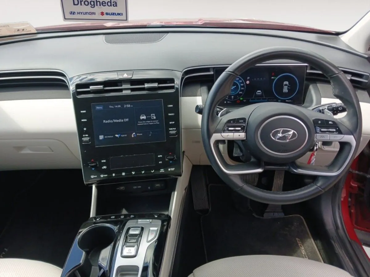Hyundai Tucson SUV, Petrol Hybrid, 2022, Red