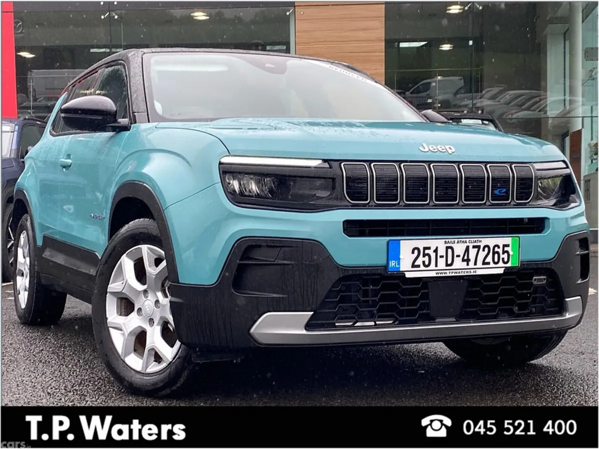 Jeep Avenger SUV, Electric, 2025, Blue