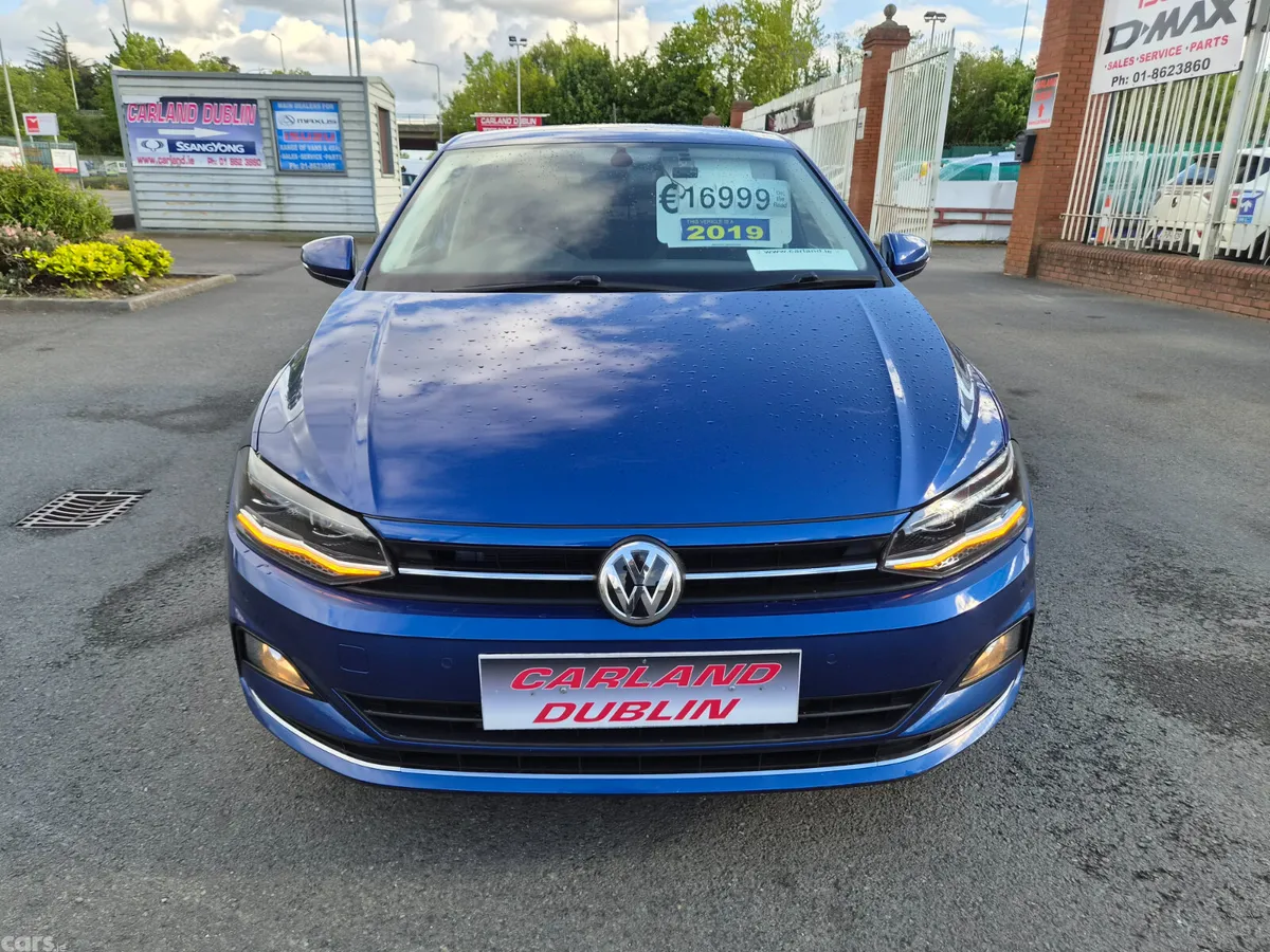 Volkswagen Polo Hatchback, Petrol, 2019, Blue