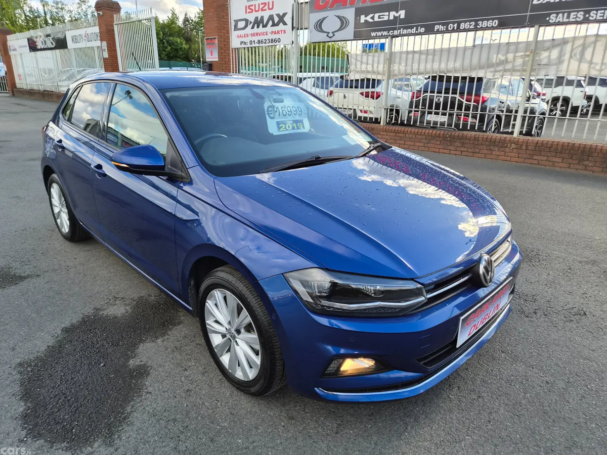 Volkswagen Polo Hatchback, Petrol, 2019, Blue