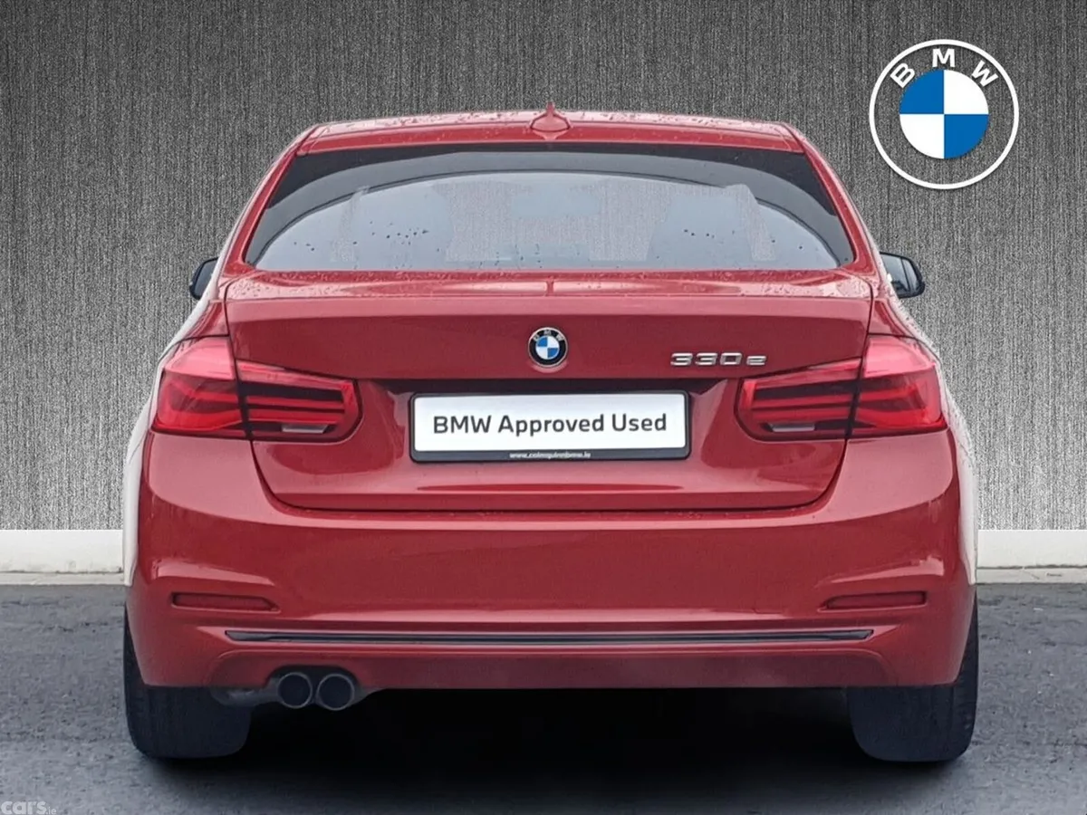 BMW 3-Series Saloon, Petrol Plug-in Hybrid, 2017, Red