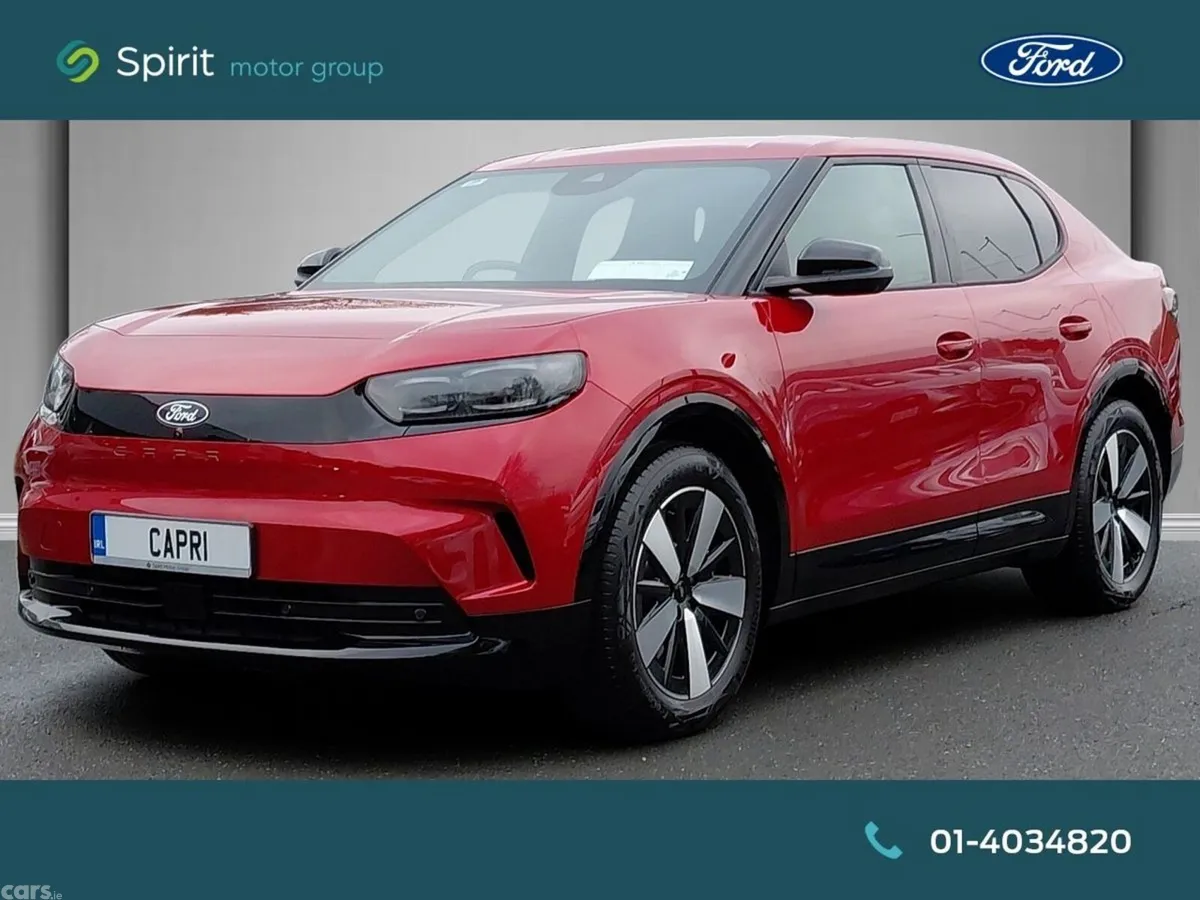 Ford Capri MPV, Electric, 2026, Red