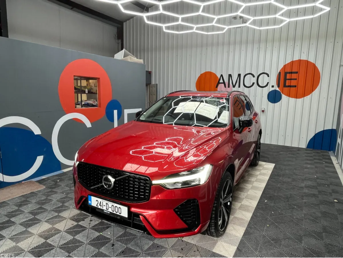 Volvo XC60 SUV, Petrol Plug-in Hybrid, 2024, Red