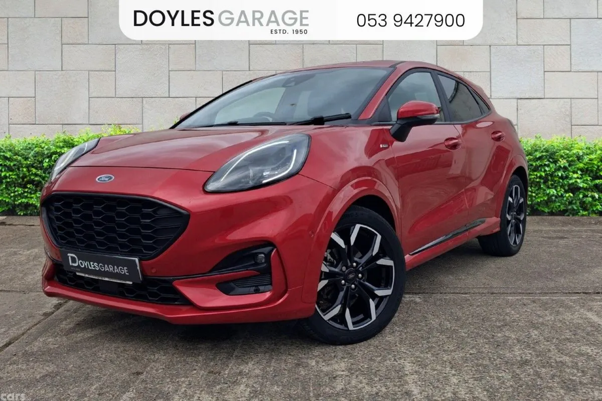 Ford Puma SUV, Petrol Hybrid, 2023, Red