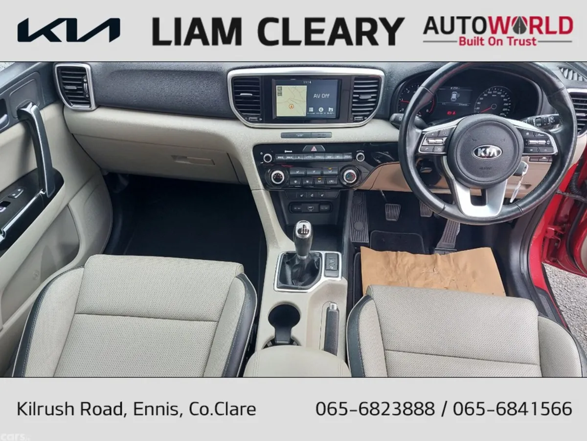 Kia Sportage MPV, Diesel Hybrid, 2020, Red