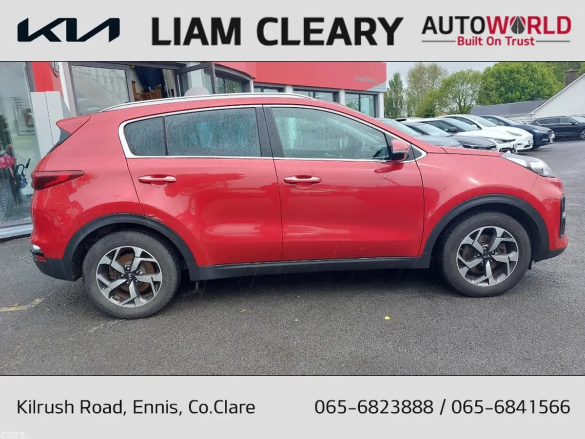 Kia Sportage MPV, Diesel Hybrid, 2020, Red
