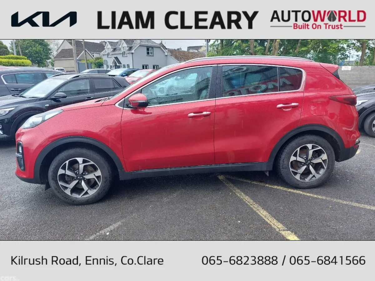 Kia Sportage MPV, Diesel Hybrid, 2020, Red