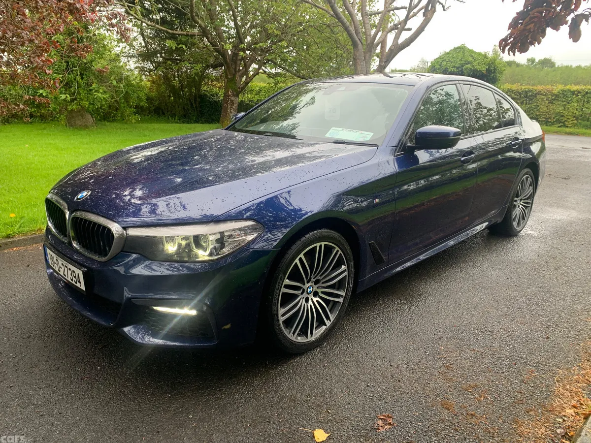 BMW 5-Series Saloon, Diesel, 2019, Blue