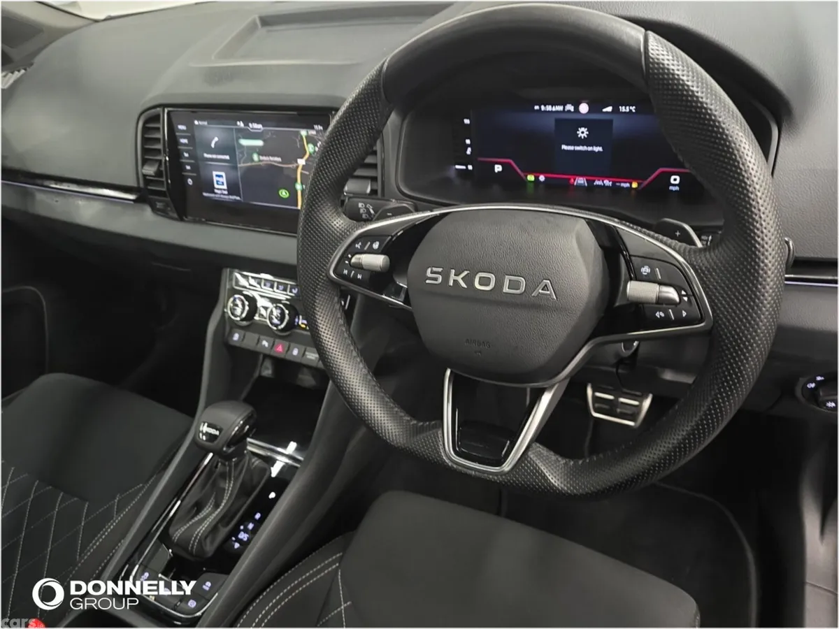 Skoda Karoq Estate, Petrol, 2025, Red