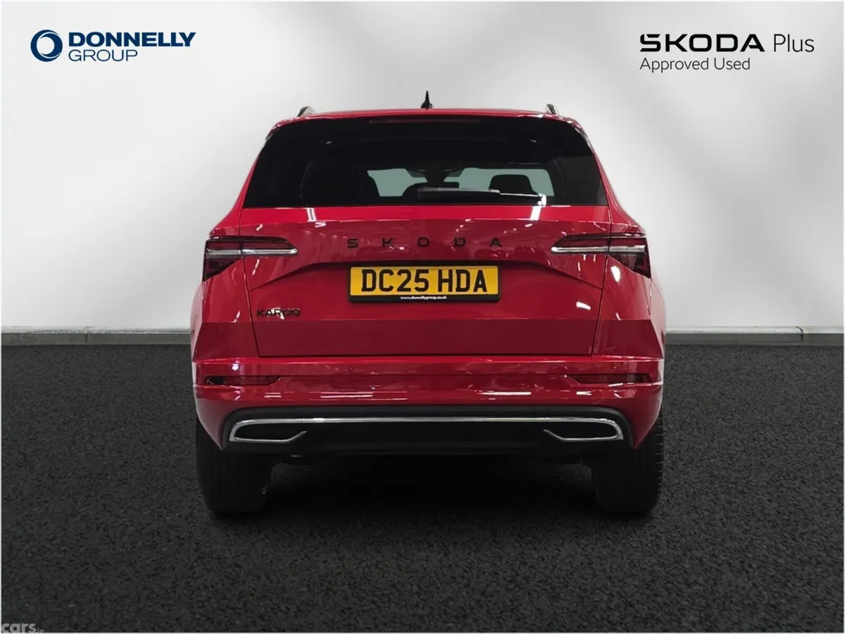 Skoda Karoq Estate, Petrol, 2025, Red