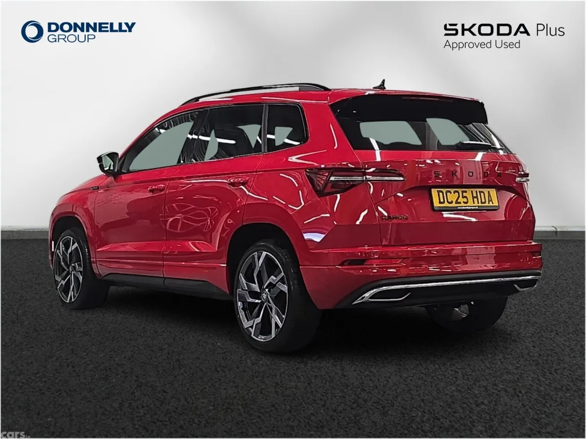 Skoda Karoq Estate, Petrol, 2025, Red