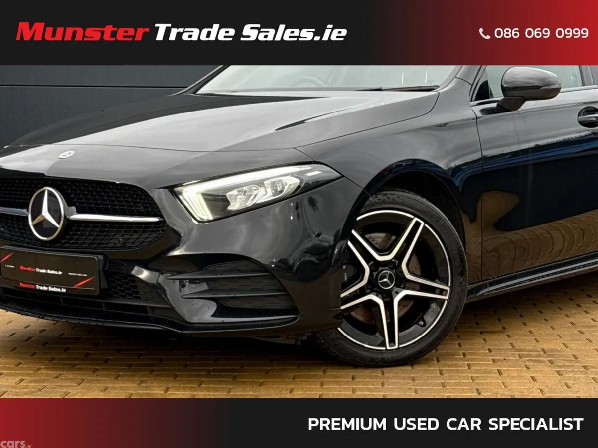 Mercedes-Benz A-Class Saloon, Petrol Hybrid, 2022, Black