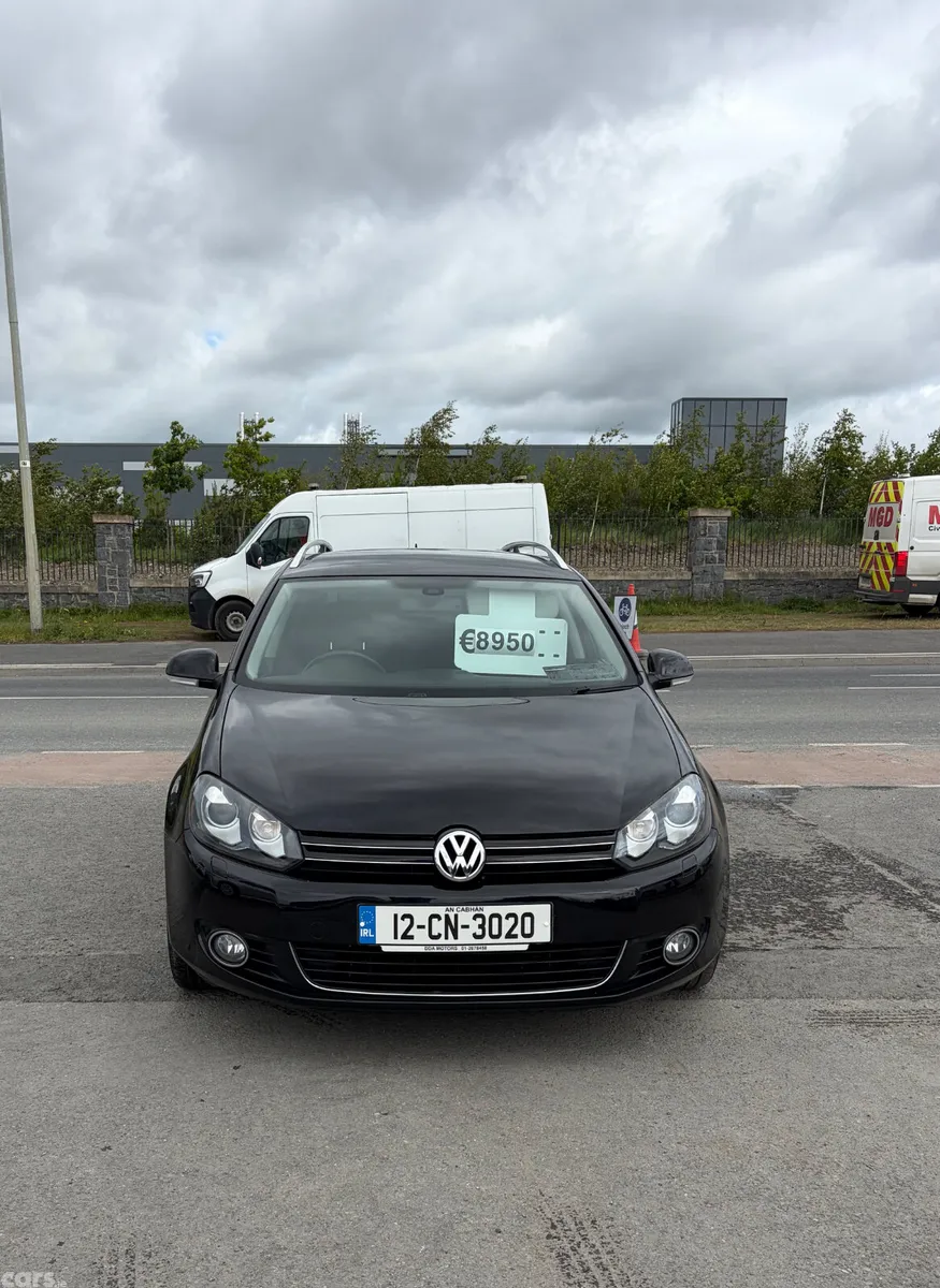 Volkswagen Golf Estate, Petrol Hybrid, 2012, Black