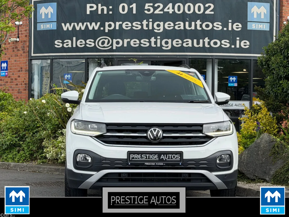 Volkswagen T-Cross SUV, Petrol, 2021, White