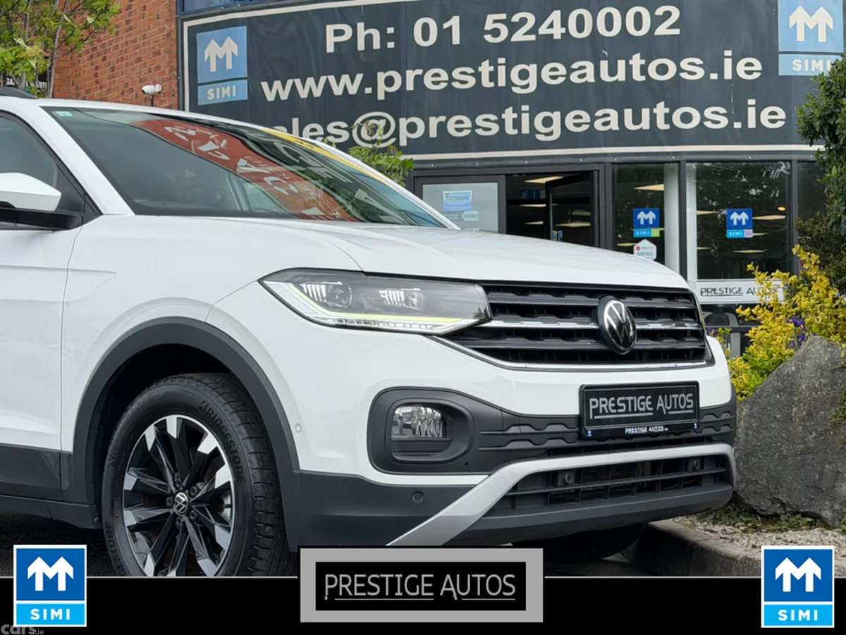 Volkswagen T-Cross SUV, Petrol, 2021, White