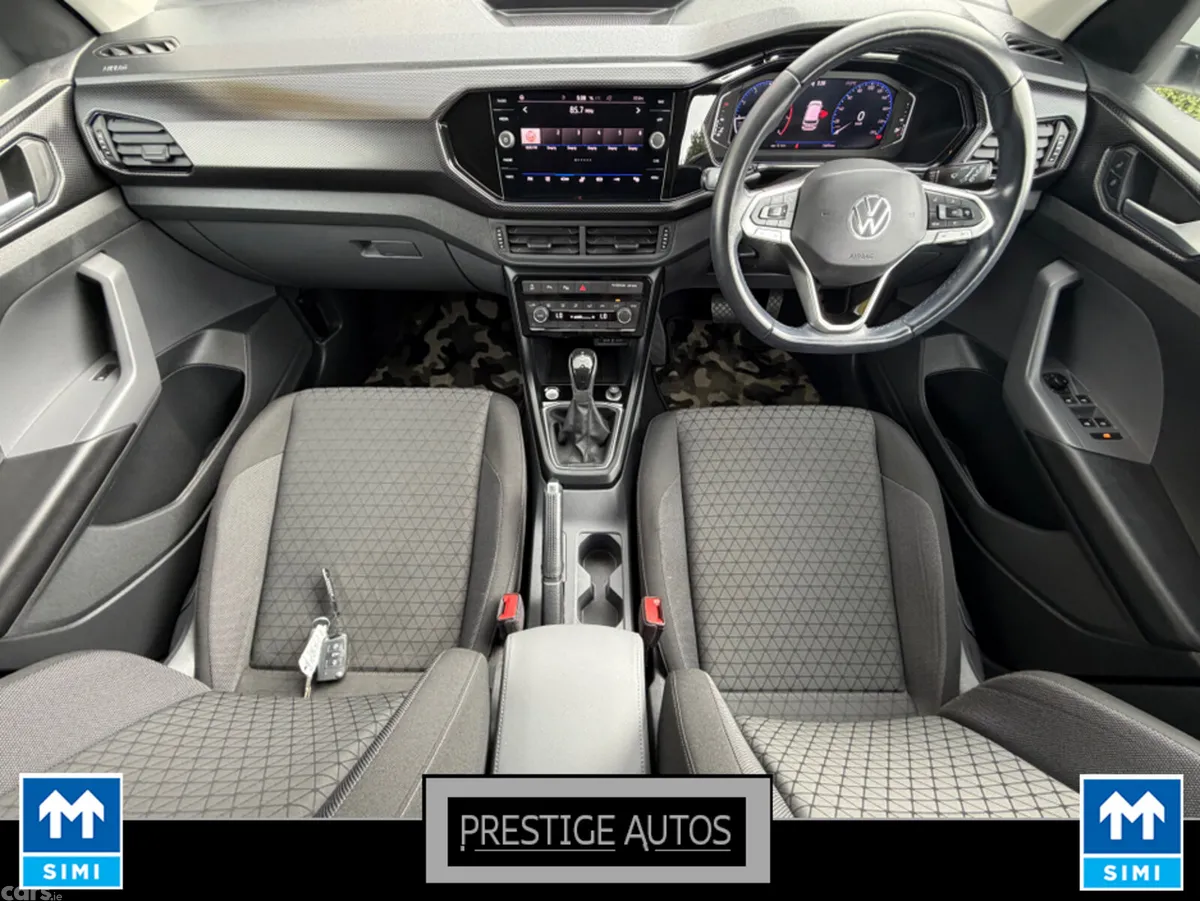 Volkswagen T-Cross SUV, Petrol, 2021, White