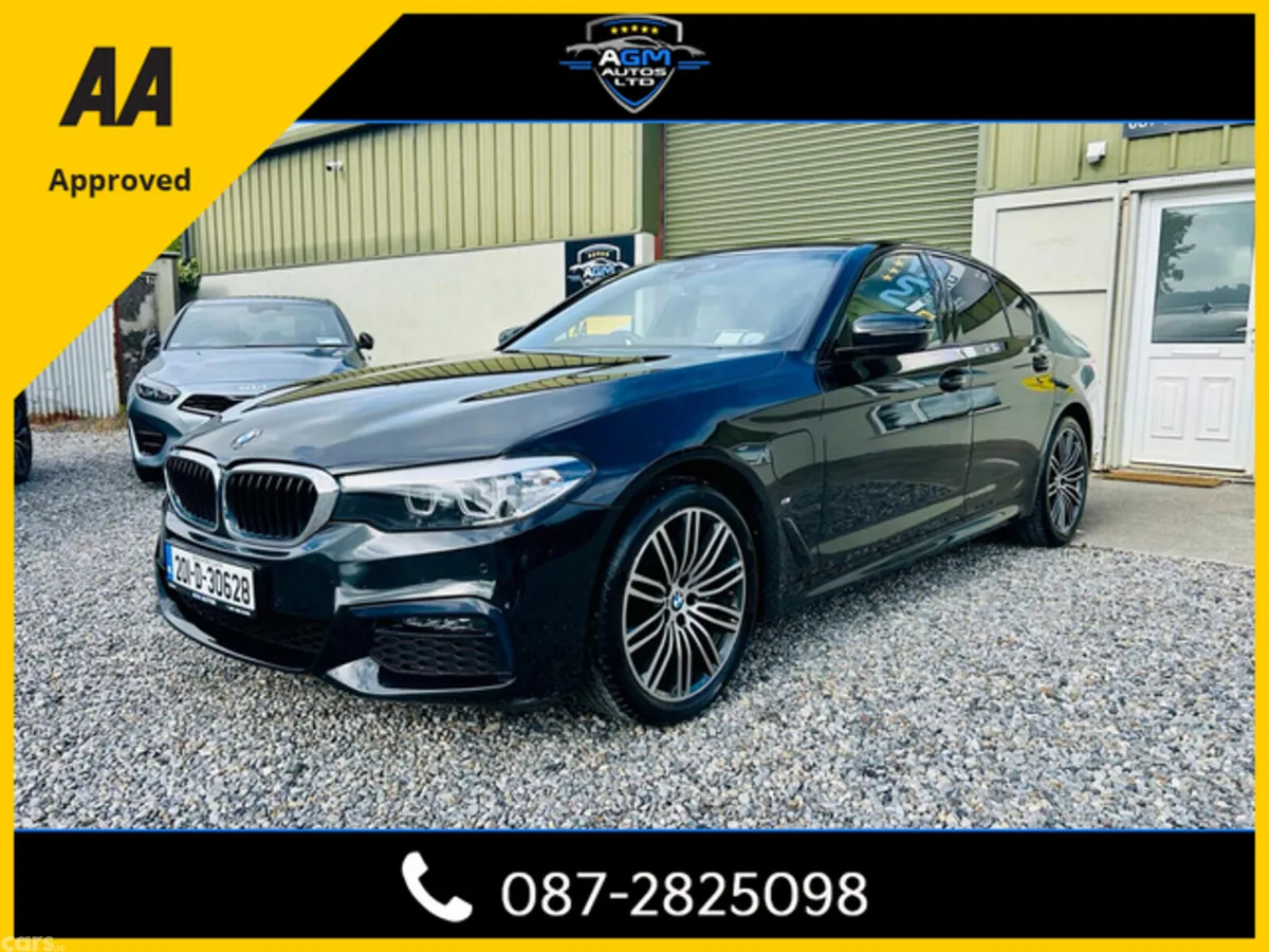 BMW 5-Series Saloon, Petrol Plug-in Hybrid, 2020, Black