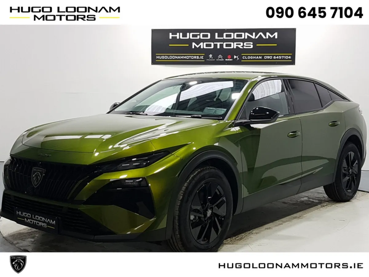 Peugeot 408 Hatchback, Petrol Hybrid, 2026, Green