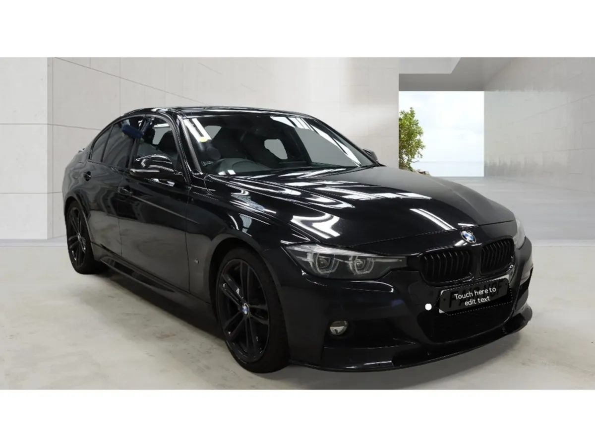 BMW 3-Series Saloon, Petrol Hybrid, 2018, Black
