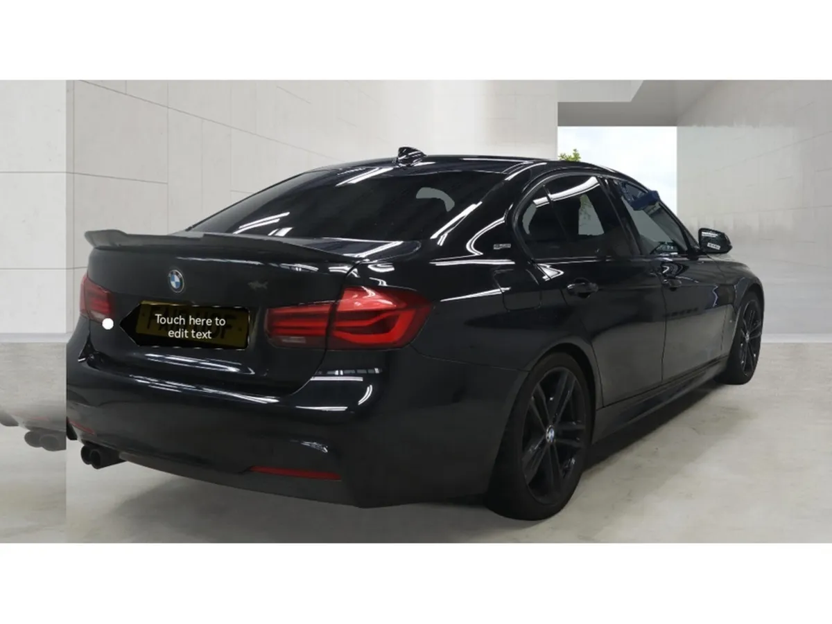 BMW 3-Series Saloon, Petrol Hybrid, 2018, Black
